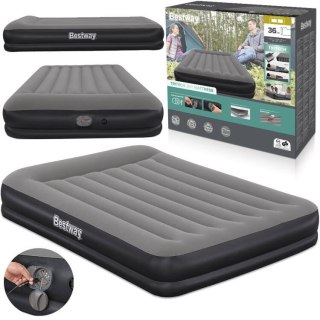 Bestway dmuchany Materac Tritech z wbudowaną pompką USB 152x203cm 671BU