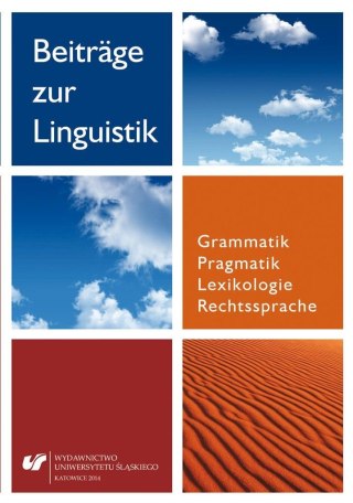 Beitrge zur Linguistik. Grammatik Pragmatik...