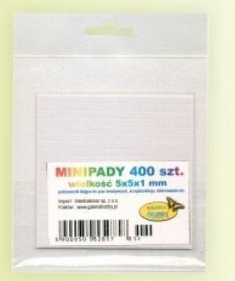 Minipady klejące 5x5x1mm 400szt