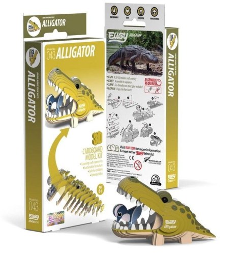 Aligator Eugy. Eko Układanka 3D