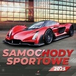 Kalendarz 2025 wieloplanszowy Samochody sportowe