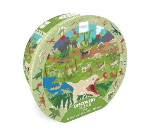 Puzzle 150 obserwacyjne Dinozaury