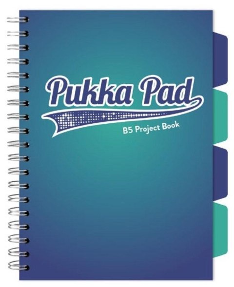 Project Book Blue B5/100K kratka morski (3szt)