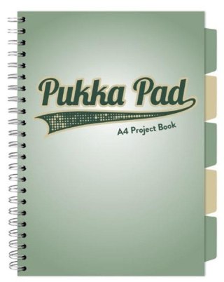 Project Book Sage A4/100K kratka zielony (3szt)