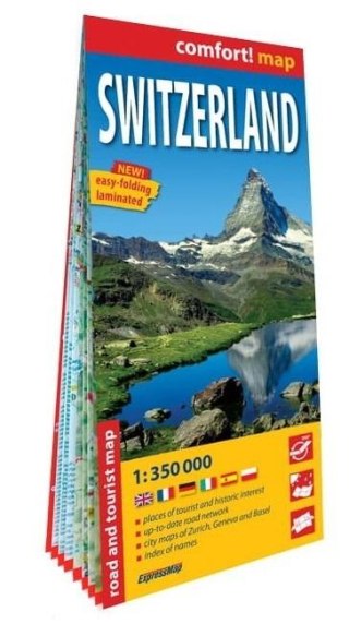 Comfort! map Switzerland 1:350 000 mapa