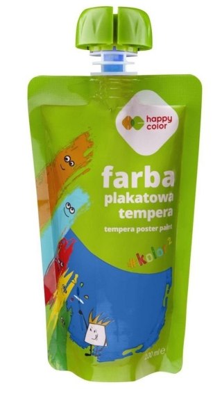 Farba tempera 100ml niebieska HAPPY COLOR