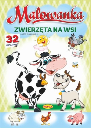 Malowanka - Zwierzęta na wsi