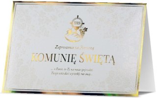 Zaproszenie Komunia (5szt)