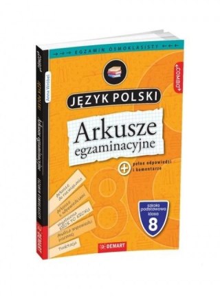 Arkusze egzaminacyjne z j. polskiego dla 8-klasis