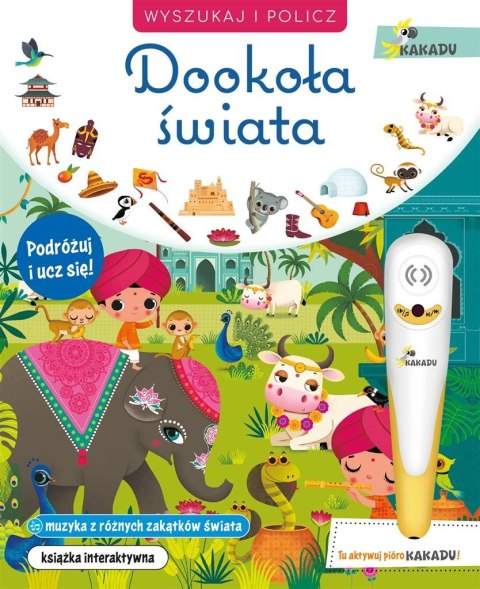 Dookoła świata. Wyszukaj i policz