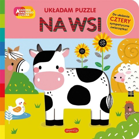 Akademia mądrego dziecka Na wsi Układam puzzle