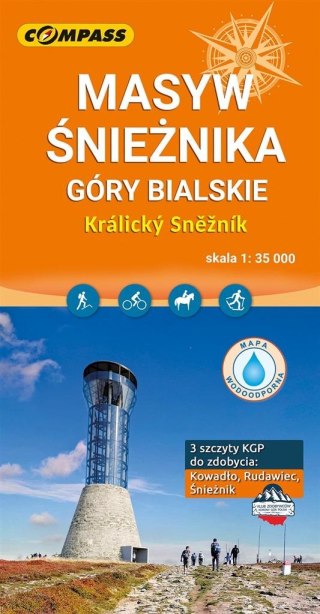 Mapa - Masyw Śnieżnika, Góry Bialskie 1:35 000