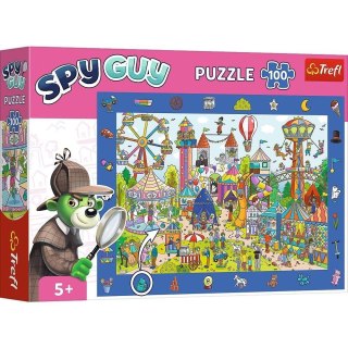 Puzzle 100 Obserwacyjne - Spy Guy Miasteczko TREFL