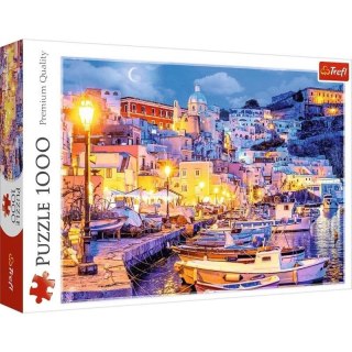 Puzzle 1000 Wyspa Procida nocą, Włochy TREFL