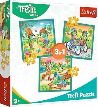 Puzzle 3w1 Poznaj Trefliki TREFL