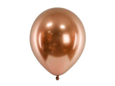 Balony Glossy miedziany 30cm 10szt