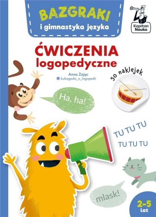 Bazgraki i gimnastyka języka. Ćw. logopedyczne