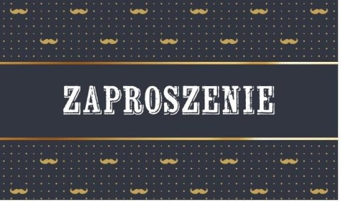 Zaproszenie Urodziny (10szt)