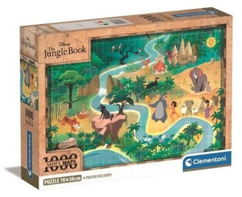 Puzzle 1000 Compact Story Maps The Hungle book