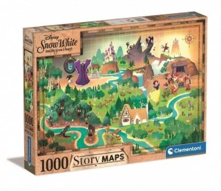 Puzzle 1000 Story Maps Śnieżka