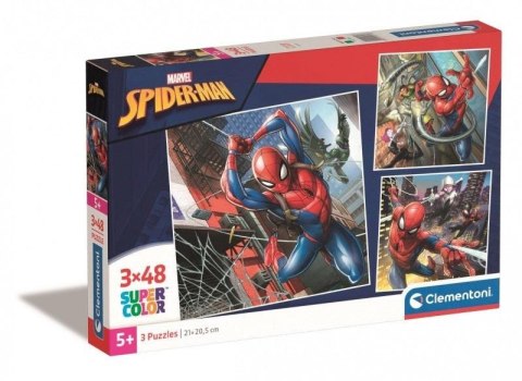 Puzzle 3x48 Super Kolor Spider-Man