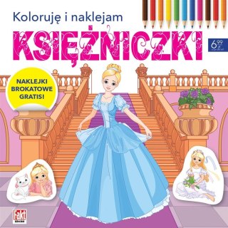 Koloruję i naklejam. Księżniczki