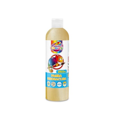 Farba dekoracyjna metaliczna złota 250ml