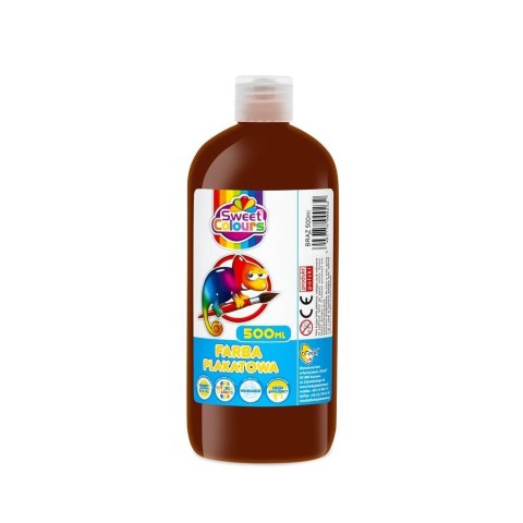 Farba plakatowa ciemnobrązowa 500ml