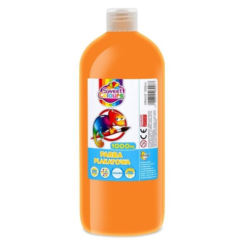 Farba plakatowa oranż 1000ml