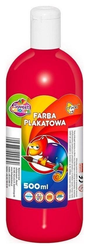 Farba plakatowa rubinowa 500ml