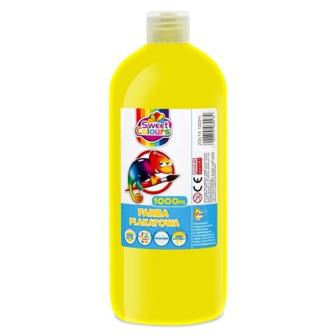 Farba plakatowa żółta 1000ml