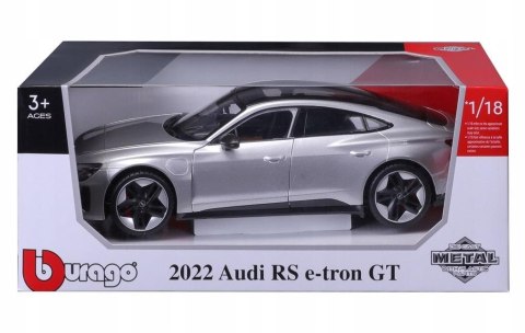 Audi RS e-tron GT silver 1:18 BBURAGO