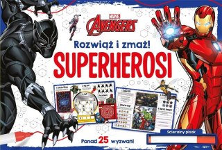 Rozwiąż i zmaż! Superherosi. Marvel Avengers