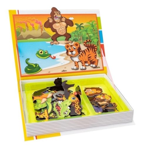 Puzzle magnetyczne - safari