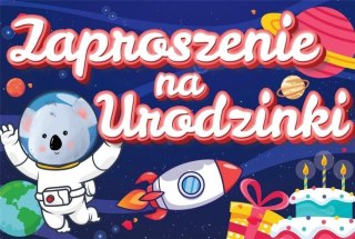 Zaproszenie Urodziny (10szt)