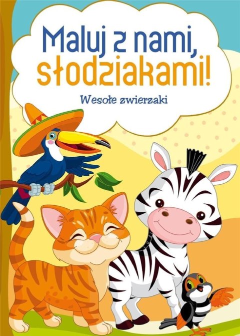 Maluj z nami, słodziakami! Wesołe zwierzaki