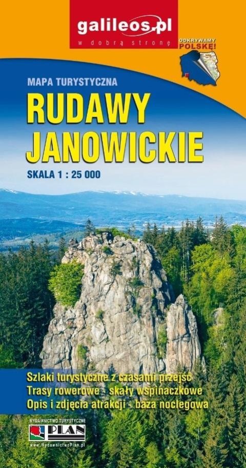 Mapa - Rudawy Janowickie 1:25 000