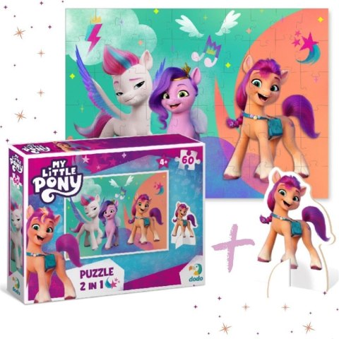 Puzzle 60 My Little Pony with charater figure