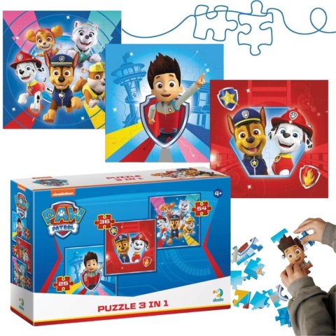 Puzzle Paw Patrol 3 in1