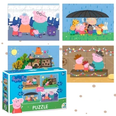 Puzzle Peppa Pig 4 in1