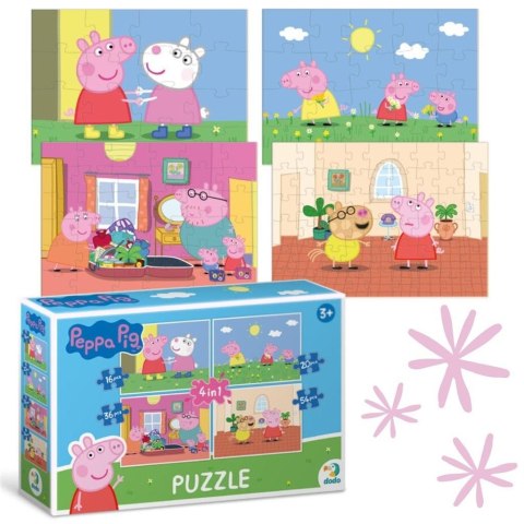 Puzzle Peppa Pig 4 in1