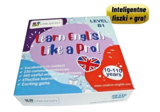 Learn English Like a Pro fiszki + gra B1