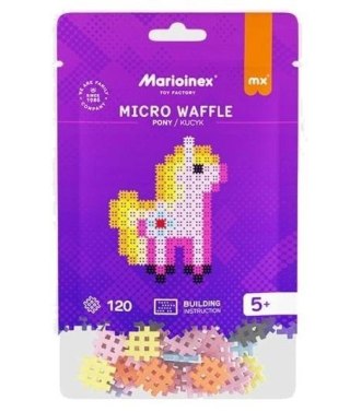 Micro Waffle 120 elementów Kucyk