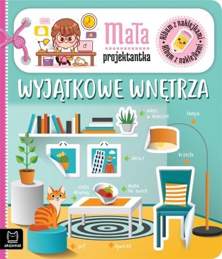 Album z naklejkami. Mała projektantka. Wyjątkowe..