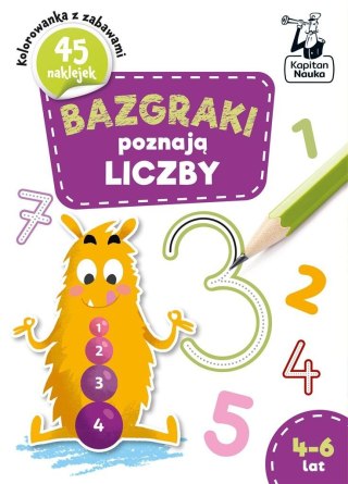 Kapitan nauka Bazgraki poznają liczby 4-6 lat