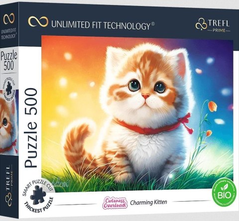 Puzzle 500 Charming Kitten TREFL