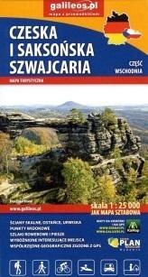 Mapa - Czeska i Saksońska Szwajcaria 1: 25 000