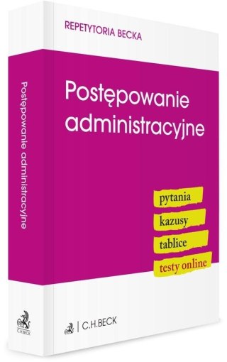 Postępowanie administracyjne. Pytania. Kazusy