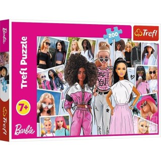 Puzzle 200 W świecie Barbie/Mattel Barbie TREFL