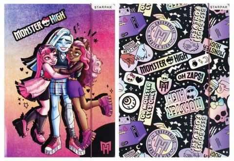 Teczka z gumką A4 Monster High